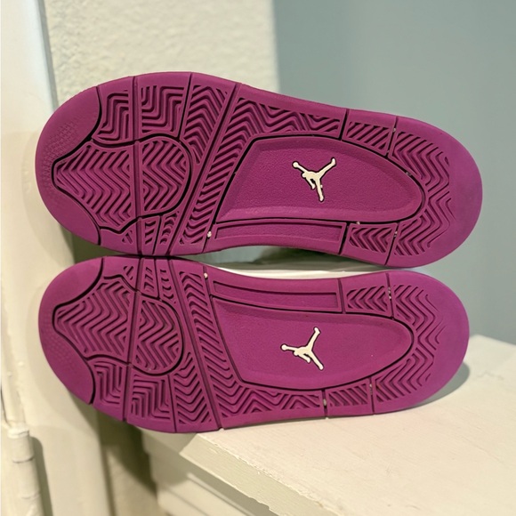 Air Jordan 4 Retro Athletic Shoes ‘Hyper Violet’ FQ1312 151 - Kids Size 12C - Picture 8 of 9